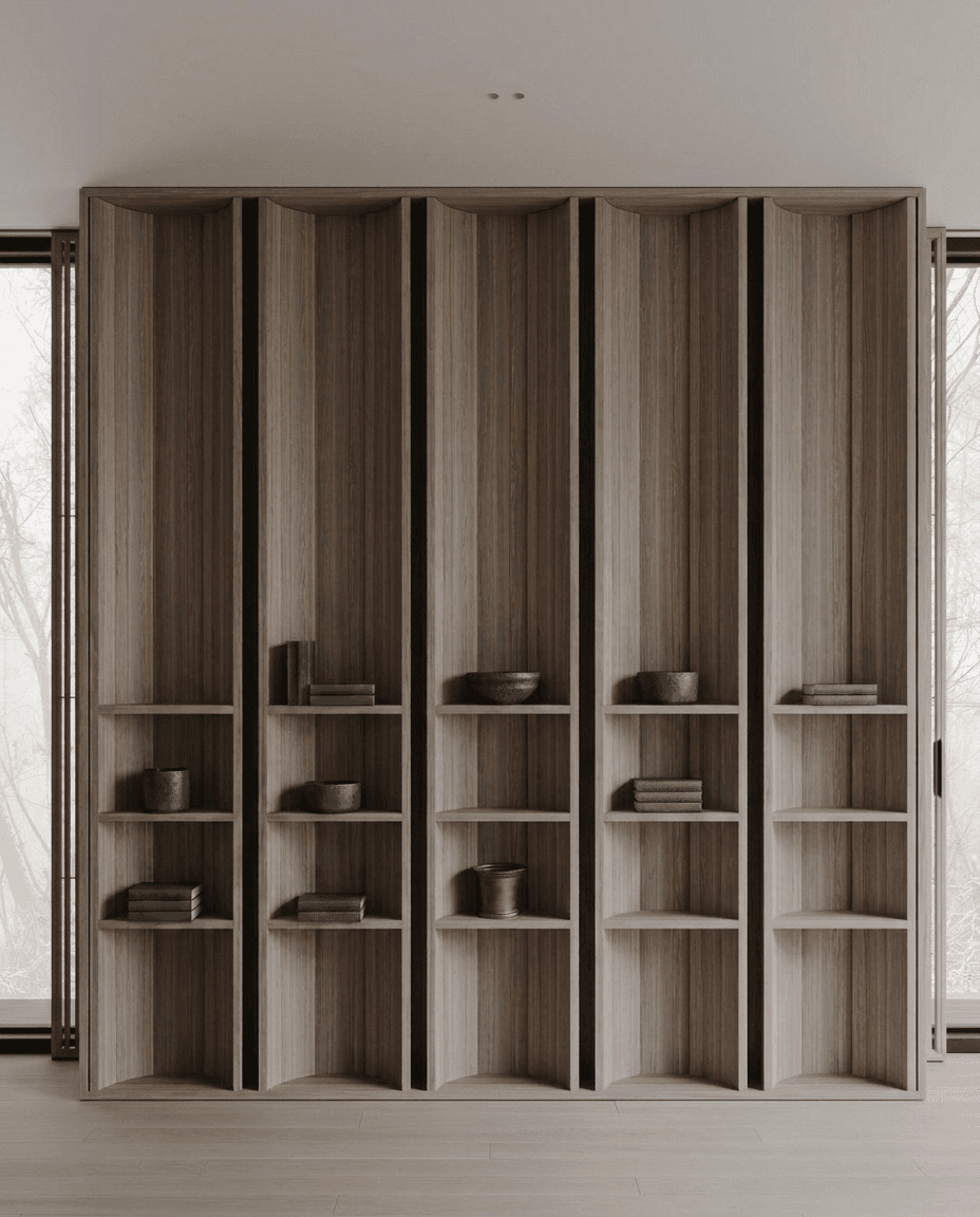 Contemporary collection in a real interior