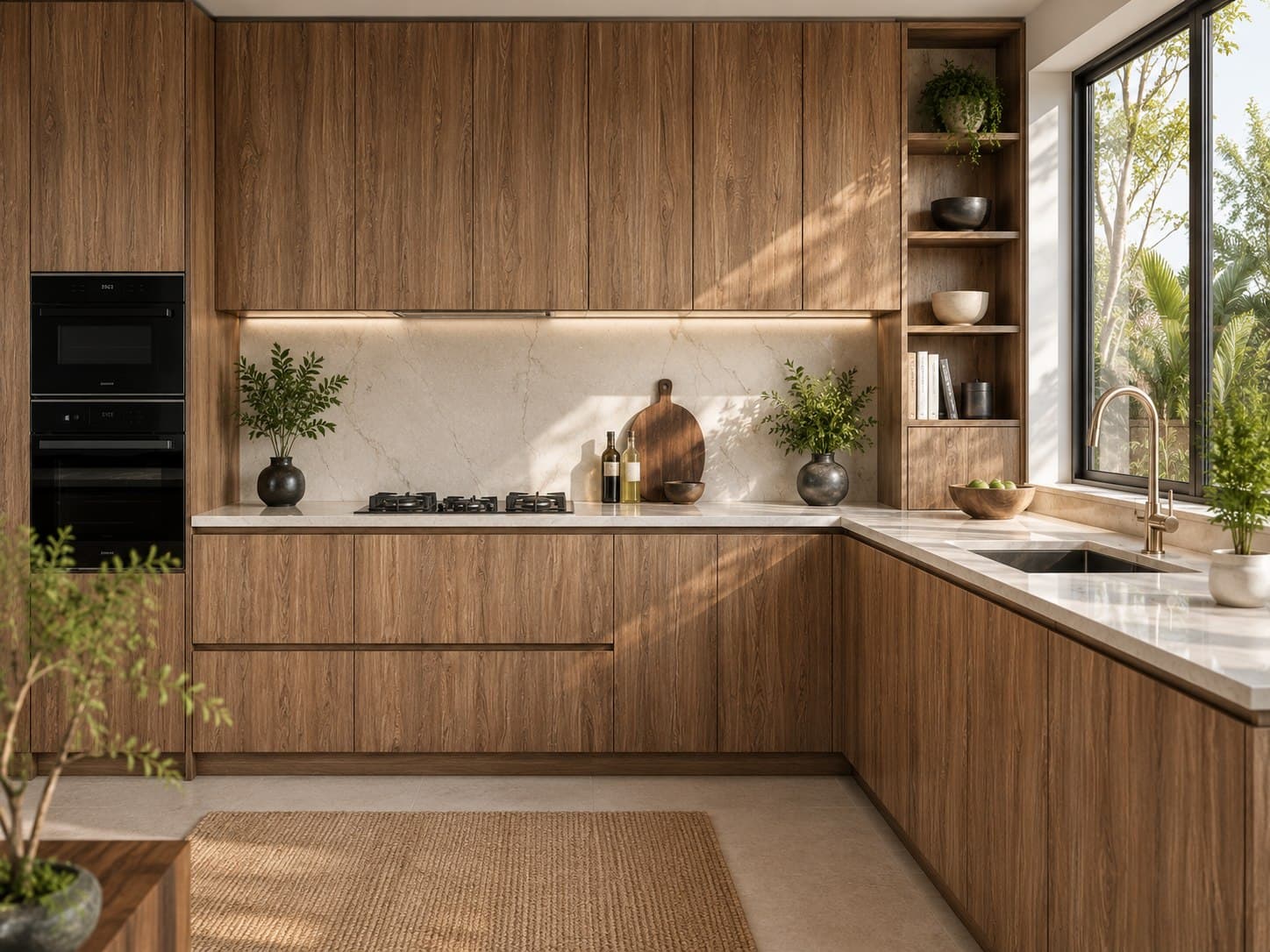 Contemporary collection in a real interior